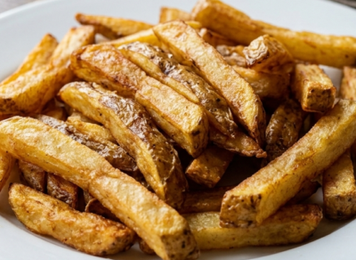 Papas fritas dobles
